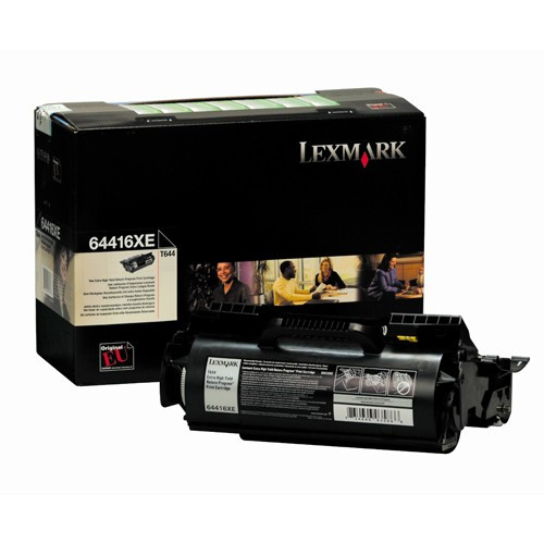 Lexmark 64416XE extra high capacity black toner (original) 64416XE 034740 - 1