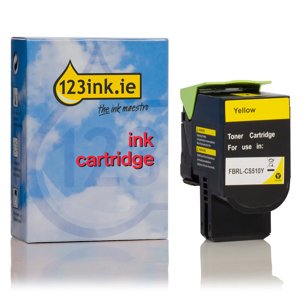 Lexmark 702HY (70C2HY0) high capacity yellow toner (123ink version) 70C2HY0C 037253 - 1
