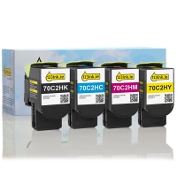 Lexmark 702H BK/C/M/Y toner 4-pack (123ink version)  130282