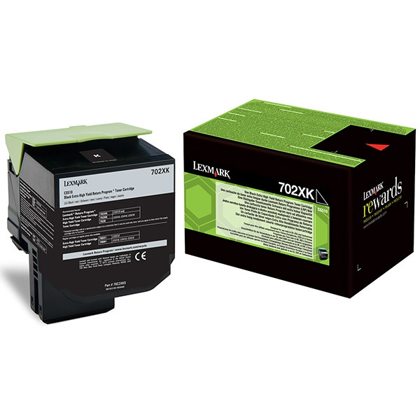 Lexmark 702XK (70C2XK0) extra high capacity black toner (original Lexmark) 70C2XK0 037254 - 1