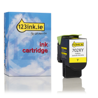Lexmark 702XY (70C2XY0) extra high capacity yellow toner (123ink version) 70C2XY0C 037261