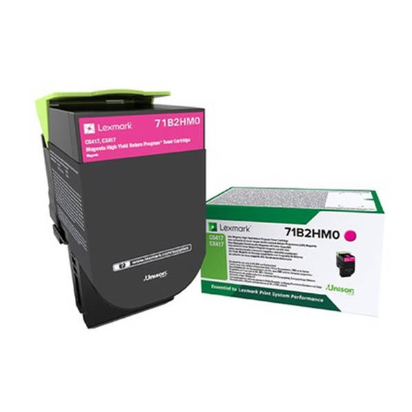 Lexmark 71B2HM0 high-capacity magenta toner (original Lexmark) 037752 - 1