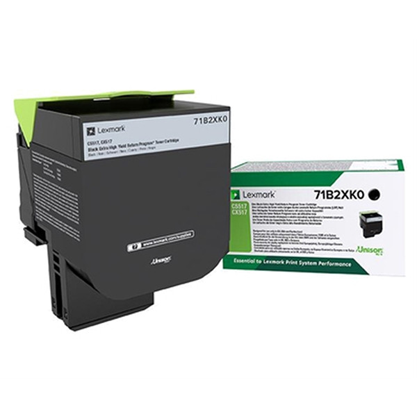 Lexmark 71B2XK0 extra high-capacity black toner (original Lexmark) 037756 - 1