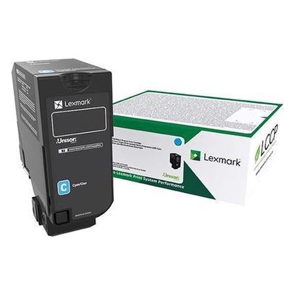 Lexmark 78C2XC0 extra high-capacity cyan toner (original Lexmark) 037886 - 1