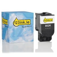 Lexmark 802K (80C20K0) black toner (123ink version) 80C20K0C 037277