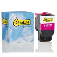 Lexmark 802XM (80C2XM0) extra high-capacity magenta toner (123ink version)