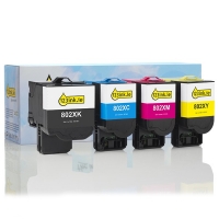 Lexmark 802X BK/C/M/Y toner 4-pack (123ink version) 130286
