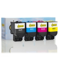 Lexmark 802 BK/C/M/Y toner 4-pack (123ink version) 130285