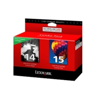 Lexmark 80D2979 (#14) black + (#15) colour ink cartridge 2-pack (original Lexmark) 040622