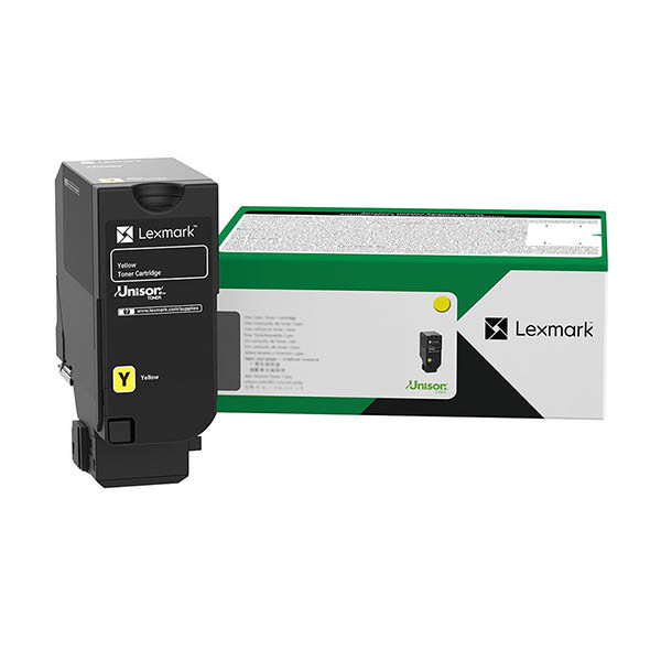 Lexmark 81C2XY0 extra high capacity yellow toner (original Lexmark) 038126 - 1