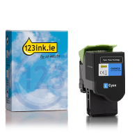 Lexmark C242XC0 extra high capacity cyan toner (123ink version)