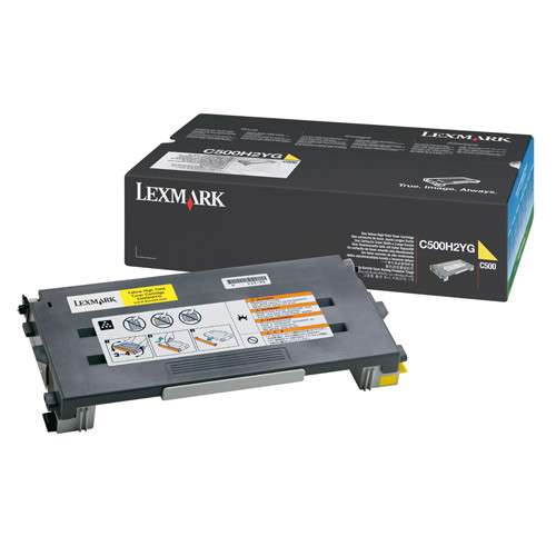 Lexmark C500H2YG high capacity yellow toner (original Lexmark) 034810 - 1