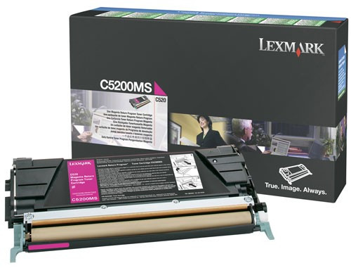 Lexmark C5200MS magenta toner (original) C5200MS 034945 - 1
