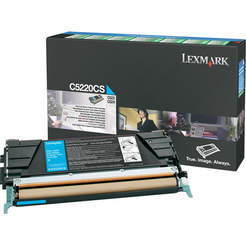 Lexmark C5220CS cyan toner (original) C5220CS 034665 - 1