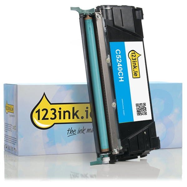 Lexmark C5240CH high-capacity cyan toner (123ink version) 034691 - 1