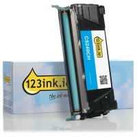 Lexmark C5240CH high-capacity cyan toner (123ink version)