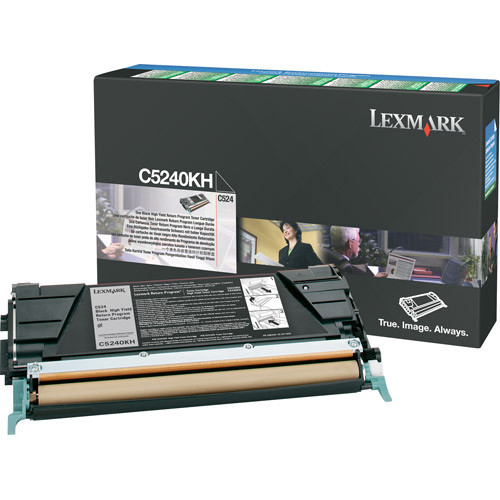 Lexmark C5240KH high capacity black toner (original) C5240KH 034685 - 1