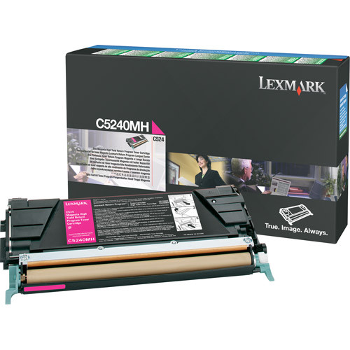 Lexmark C5240MH high capacity magenta toner (original) C5240MH 034695 - 1