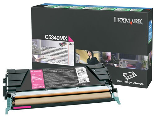 Lexmark C5340MX extra high capacity magenta toner (original) C5340MX 034925 - 1
