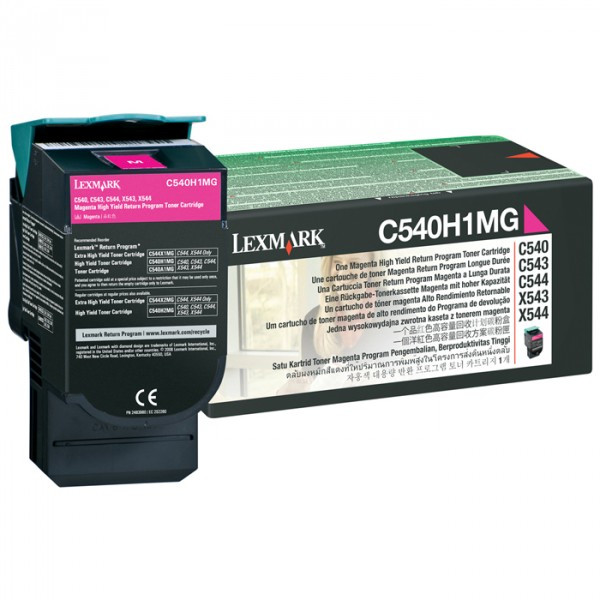 Lexmark C540H1MG high-capacity magenta toner (original Lexmark) 037020 - 1
