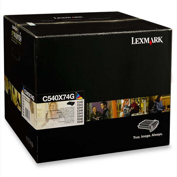 Lexmark C540X74G black and colour imaging unit (original) C540X74G 037036 - 1