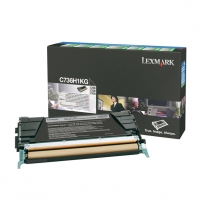 Lexmark C736H1KG high-capacity black toner (original Lexmark) 037076