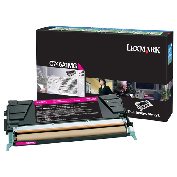 Lexmark C746A1MG magenta toner (original Lexmark) C746A1MG 037210 - 1