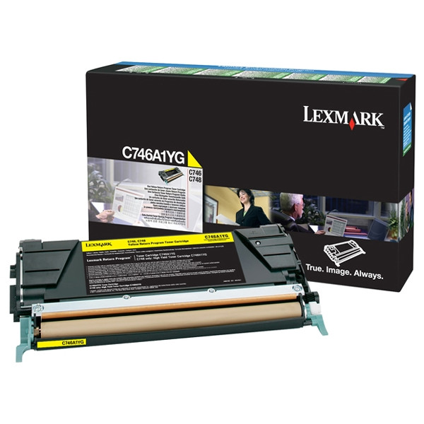 Lexmark C746A1YG yellow toner (original Lexmark) C746A1YG 037212 - 1