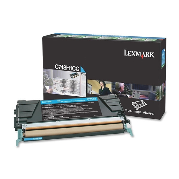 Lexmark C748H1CG high-capacity cyan toner (original Lexmark) 037202 - 1
