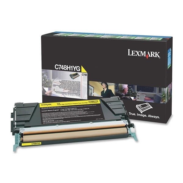 Lexmark C748H1YG high-capacity yellow toner (original Lexmark) 037206 - 1