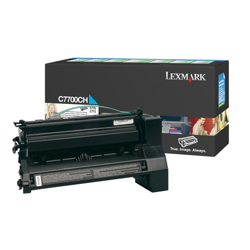 Lexmark C7700CH high capacity cyan toner (original Lexmark) 034875 - 1