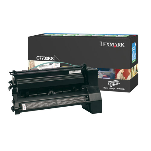 Lexmark C7700KS black toner (original) C7700KS 034850 - 1