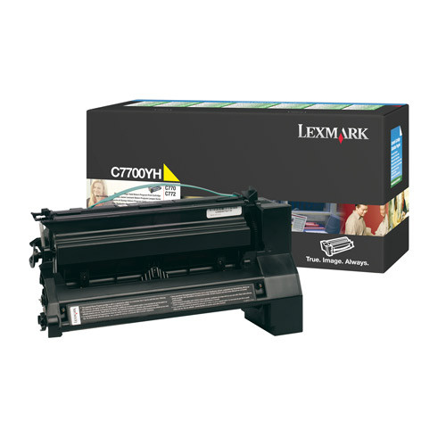 Lexmark C7700YH high capacity yellow toner (original Lexmark) 034885 - 1