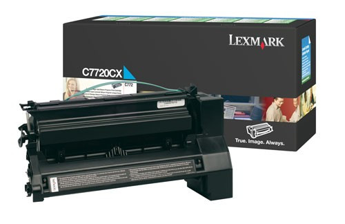 Lexmark C7720CX extra high capacity cyan toner (original Lexmark) 034960 - 1