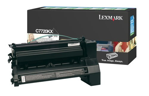 Lexmark C7720KX extra high capacity black toner (original) C7720KX 034955 - 1