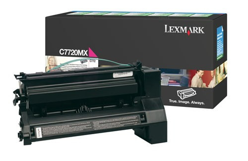 Lexmark C7720MX extra high capacity magenta toner (original) C7720MX 034965 - 1