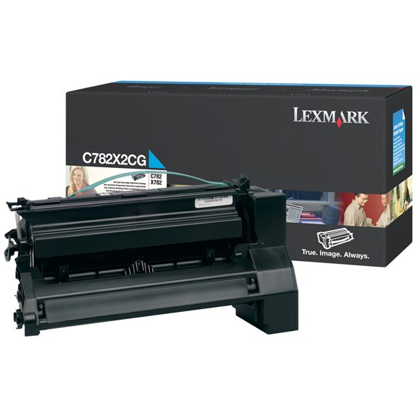 Lexmark C782X1CG high capacity cyan toner (original Lexmark) 033932 - 1