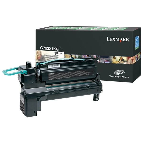Lexmark C792X1KG high-capacity black toner (original Lexmark) 037154 - 1