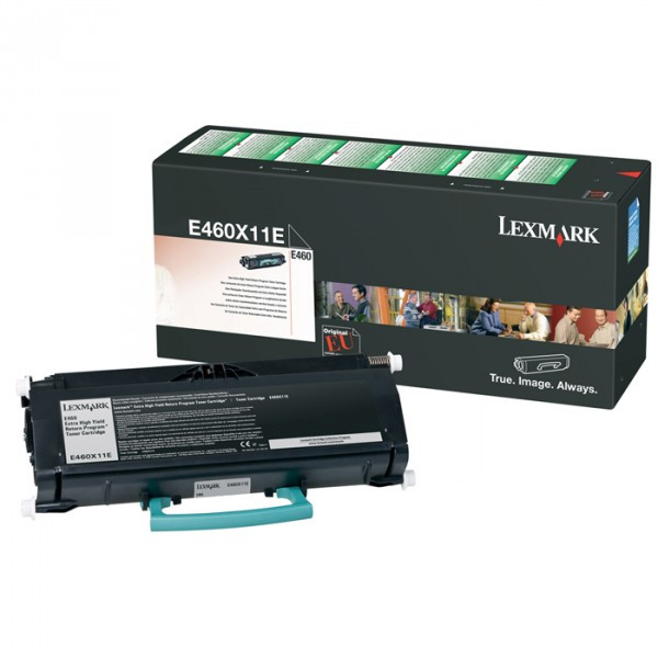 Lexmark E460X11E extra high capacity black toner (original Lexmark) E460X11E 037004 - 1