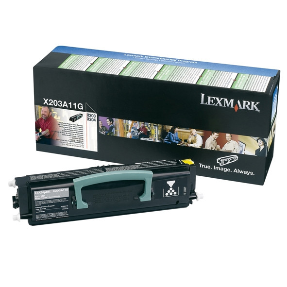 Lexmark X203A11G black toner (original Lexmark) X203A11G 037092 - 1