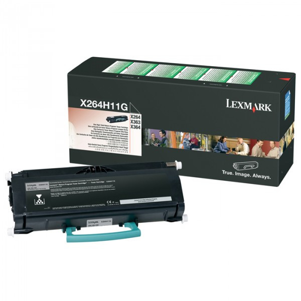 Lexmark X264H11G high-capacity black toner (original Lexmark) 037060 - 1