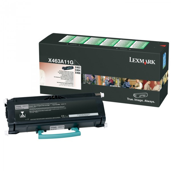 Lexmark X463A11G black toner (original Lexmark) 037062 - 1