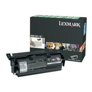 Lexmark X651H11E high capacity black toner (original) X651H11E 037050 - 1