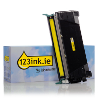 Lexmark X746A1YG yellow toner (123ink version) X746A1YGC 037227