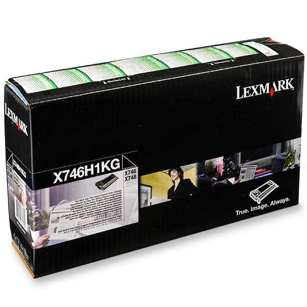 Lexmark X746H1KG black toner (original Lexmark) X746H1KG 037214 - 1