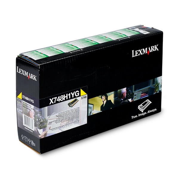 Lexmark X748H1YG high-capacity yellow toner (original Lexmark) 037220 - 1