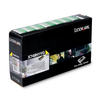 Lexmark X748H1YG high-capacity yellow toner (original Lexmark) 037220