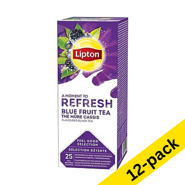 Lipton FGS Blueberry & Blackberry black tea (12 x 25-pack)  423445 - 1