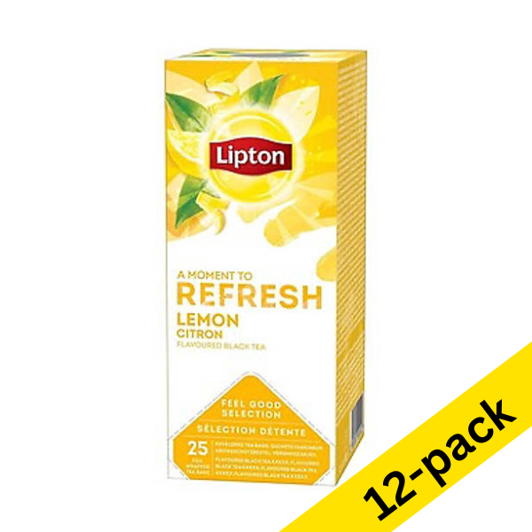 Lipton FGS Lemon black tea (12 x 25-pack)  423447 - 1