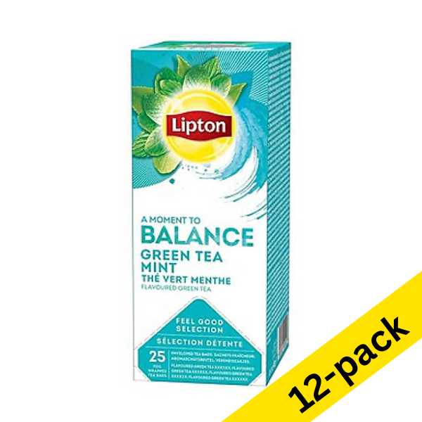 Lipton FGS Mint Green tea (12 x 25-pack)  423451 - 1